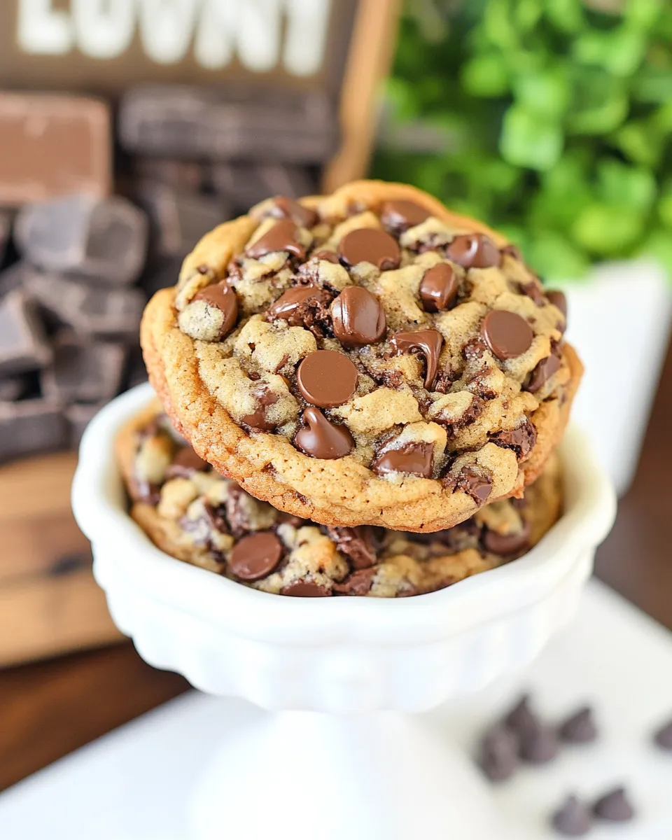 Delicious Bakery Style Chocolate Chip Toffee Cookies shot