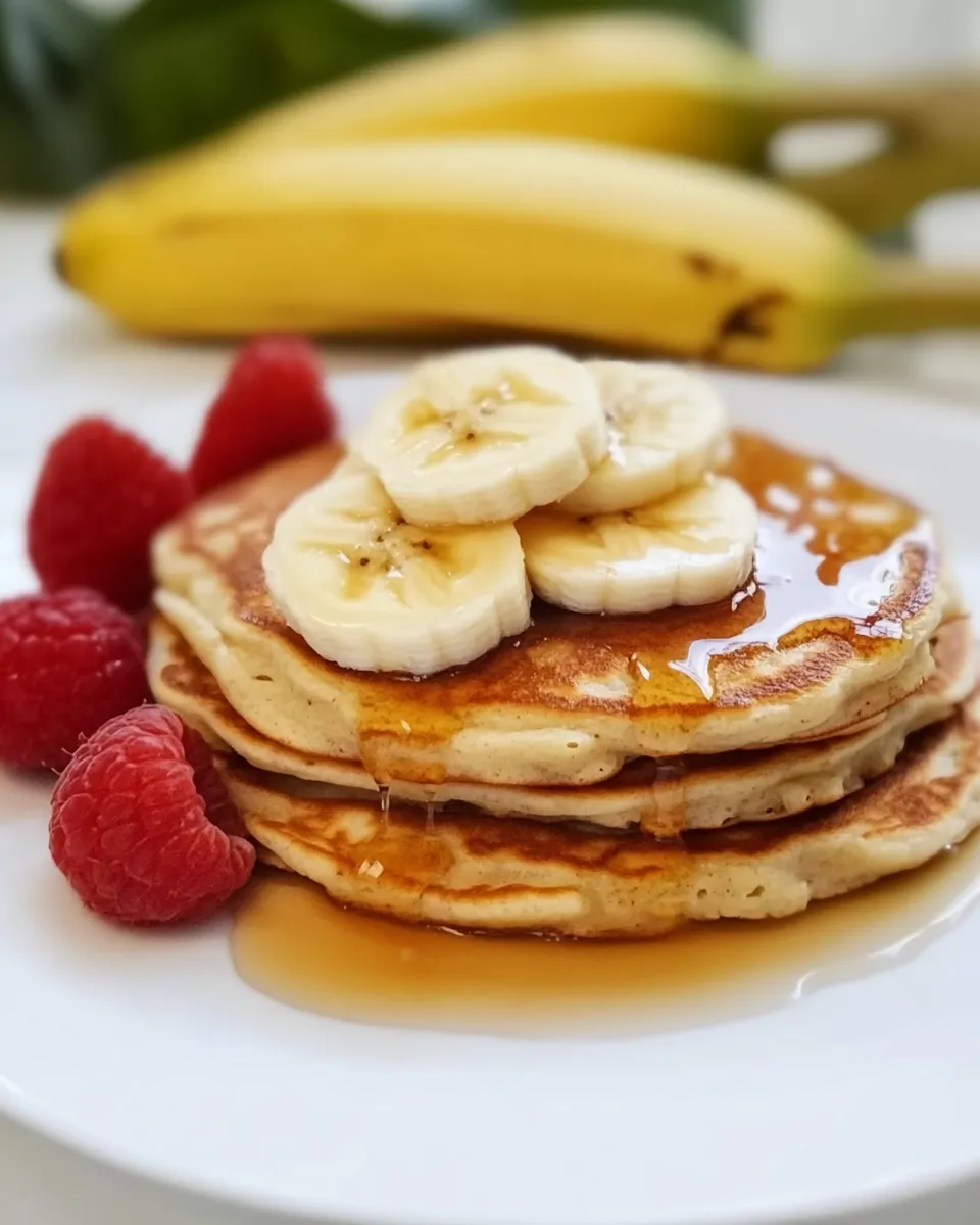 Delicious Banana Cottage Cheese Pancakes recipe photo