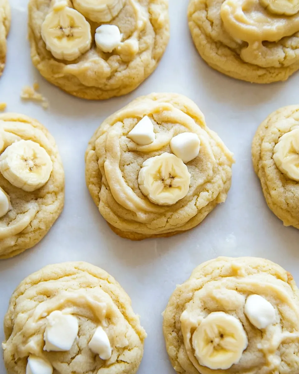 Homemade Banana Cream Pudding Cookies photo