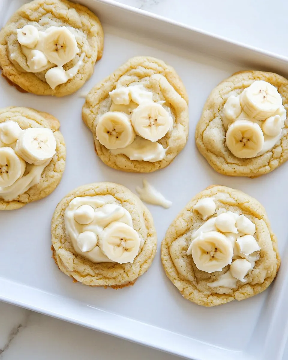Delicious Banana Cream Pudding Cookies shot