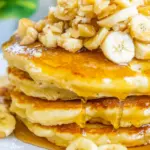 Homemade Banana Macadamia Pancakes photo