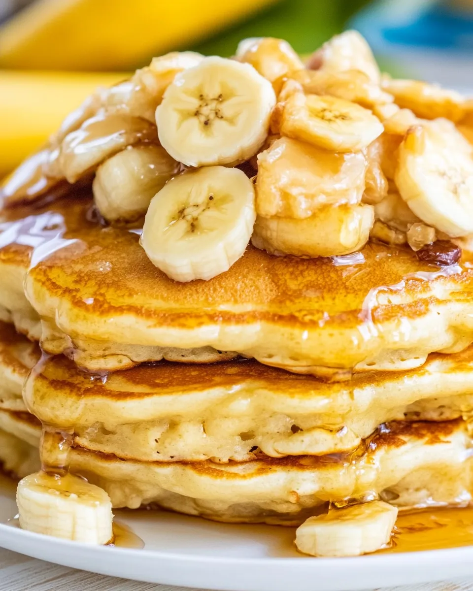Easy Banana Macadamia Pancakes recipe photo