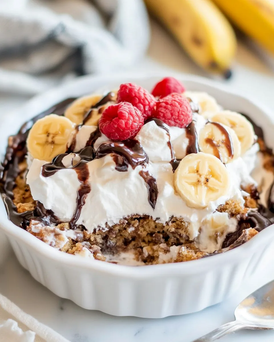 Classic Banana Split Dump Cake image