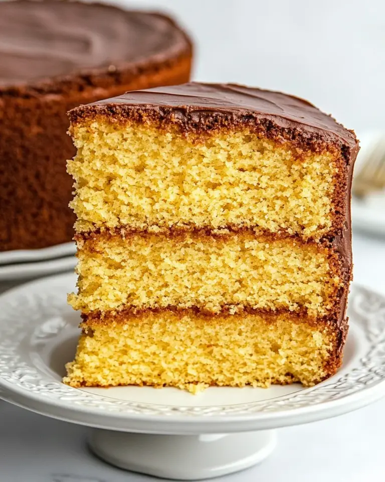 Homemade Basic Yellow Cake Recipe (Cakes and Cupcakes) image