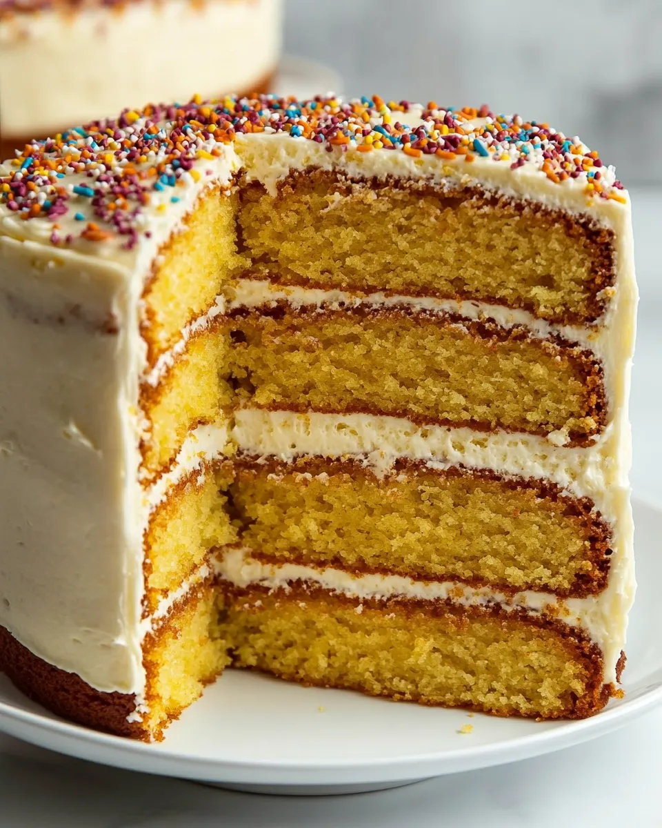 Delicious Basic Yellow Cake Recipe (Cakes and Cupcakes) recipe photo