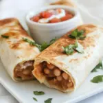 Homemade Bean Chimichangas photo