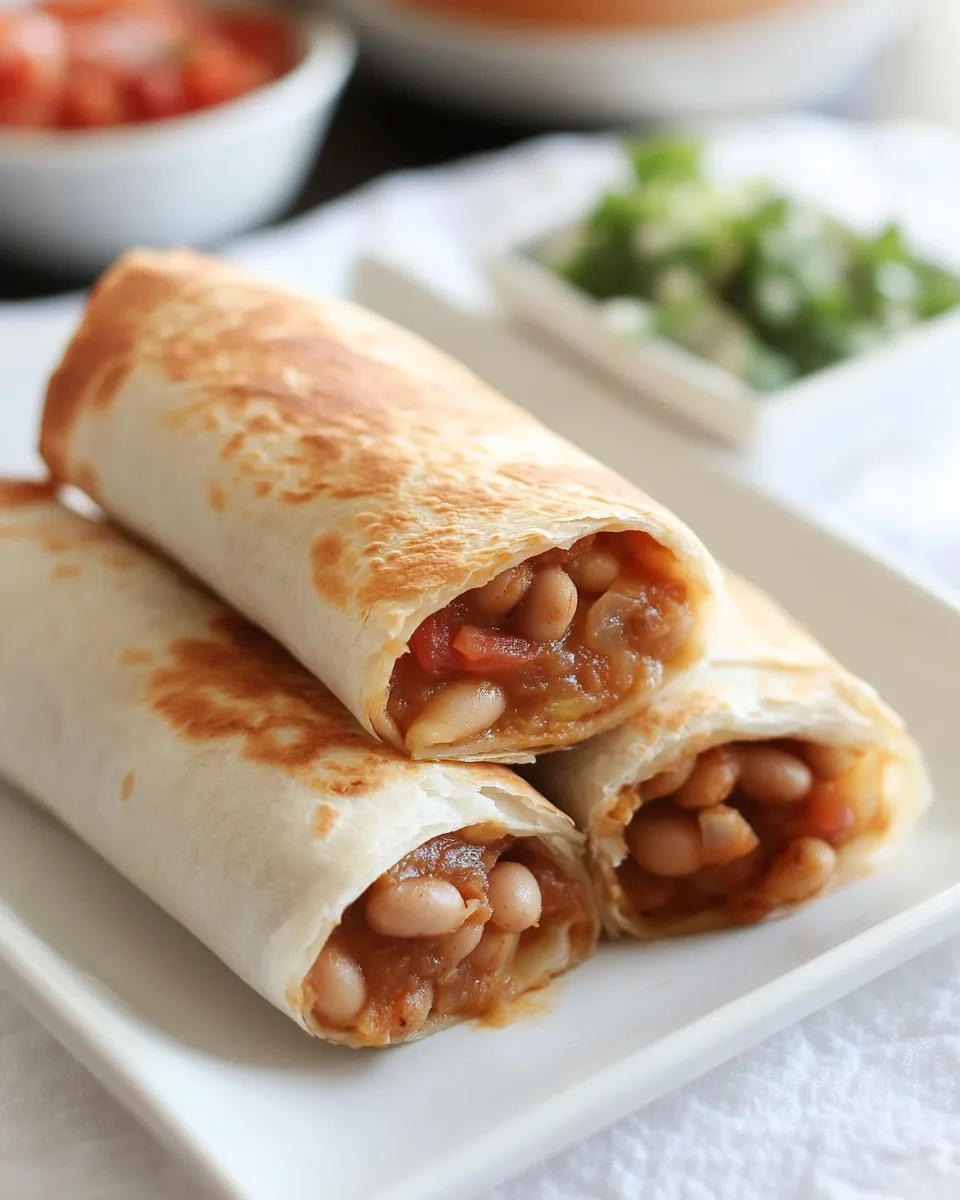 Classic Bean Chimichangas image