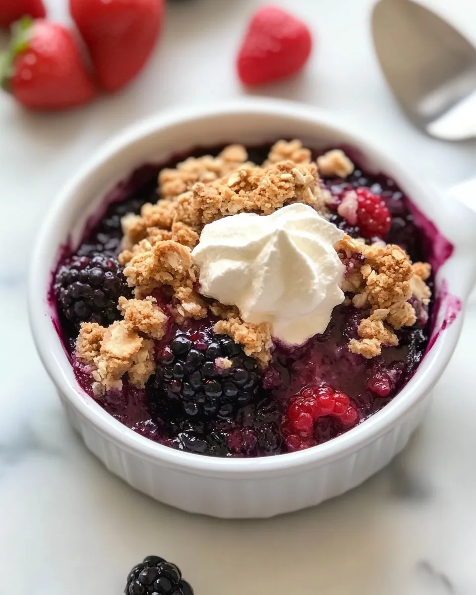 Classic Berry Crumble image