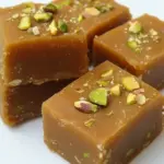 Homemade Besan Ki Barfi (Pakistani Chickpea Pistachio Fudge) photo