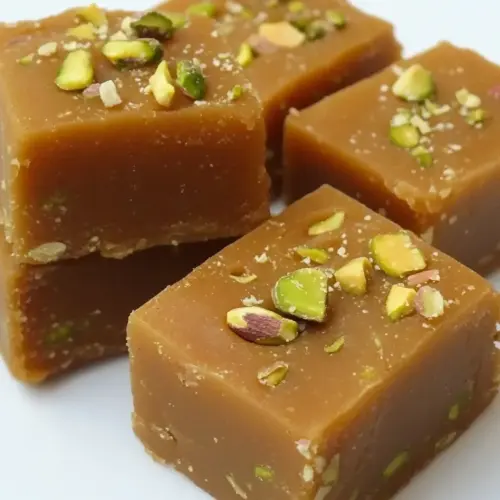 Homemade Besan Ki Barfi (Pakistani Chickpea Pistachio Fudge) photo