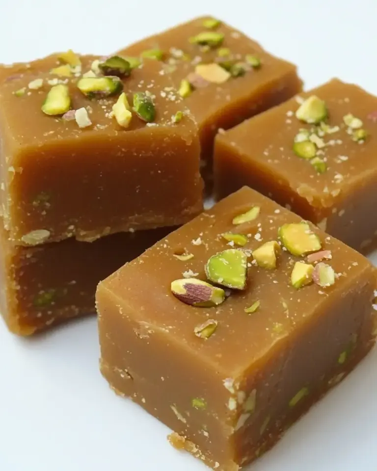 Homemade Besan Ki Barfi (Pakistani Chickpea Pistachio Fudge) photo