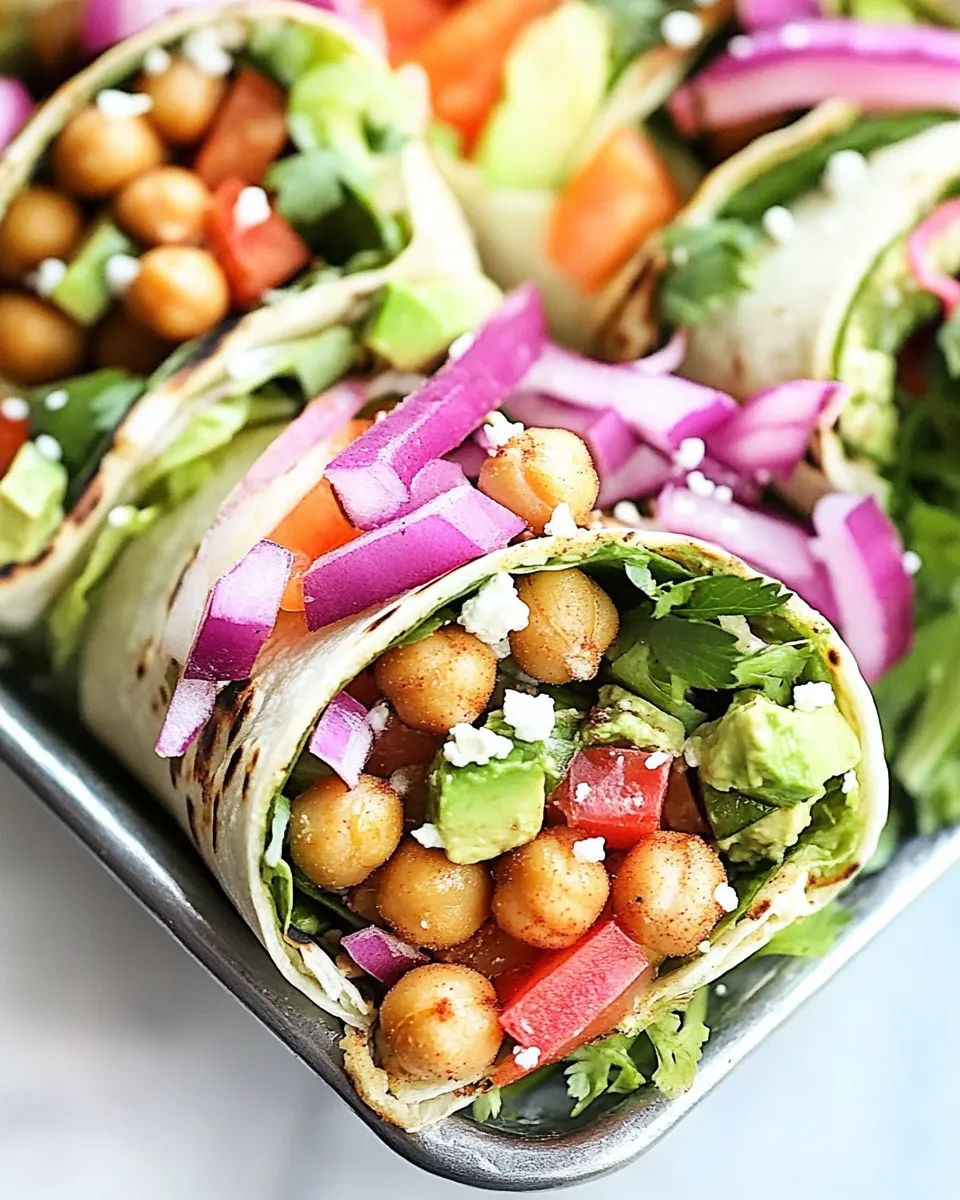 Homemade Best Roasted Chickpeas Wrap photo