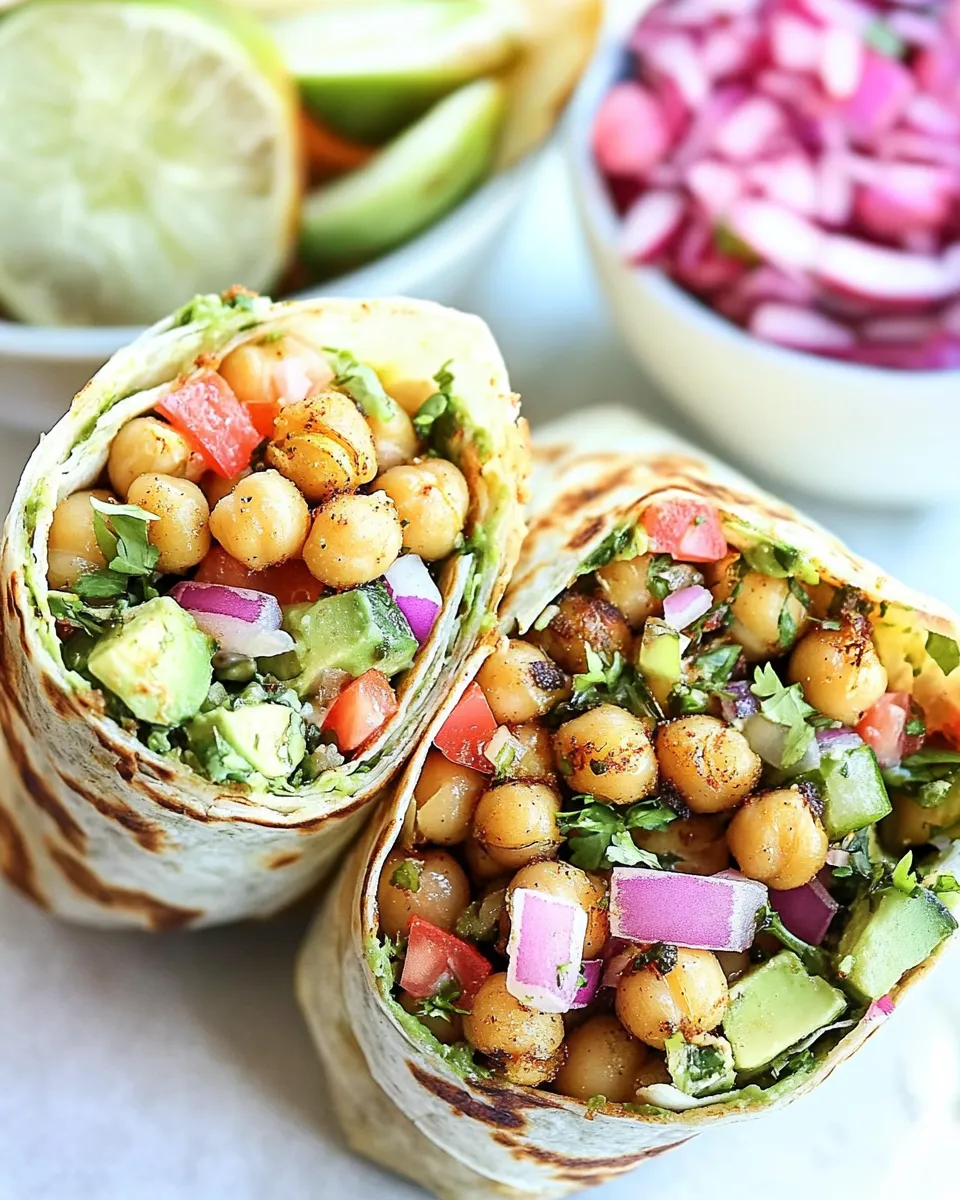 Easy Best Roasted Chickpeas Wrap recipe photo