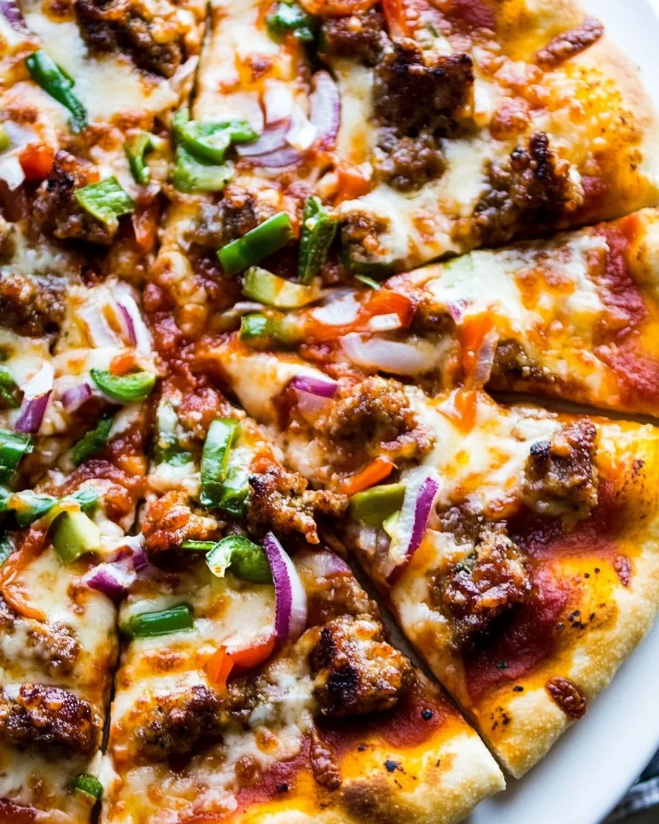 Easy Best Smoked Traeger Pizza (Smoking Pizza On Pellet Grill) recipe photo