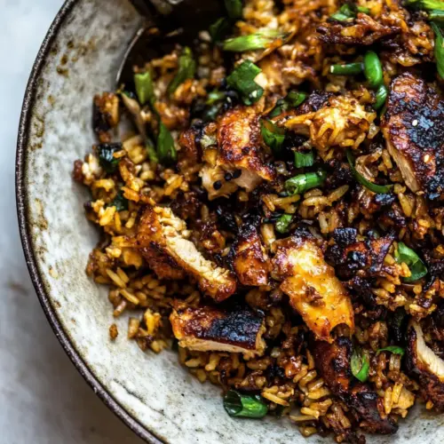 Quick Better Than Takeout Sesame Ginger Chicken Fried Rice. image