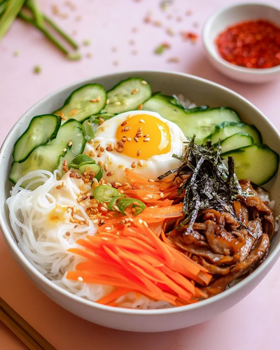 Easy Bibimbap Recipe shot