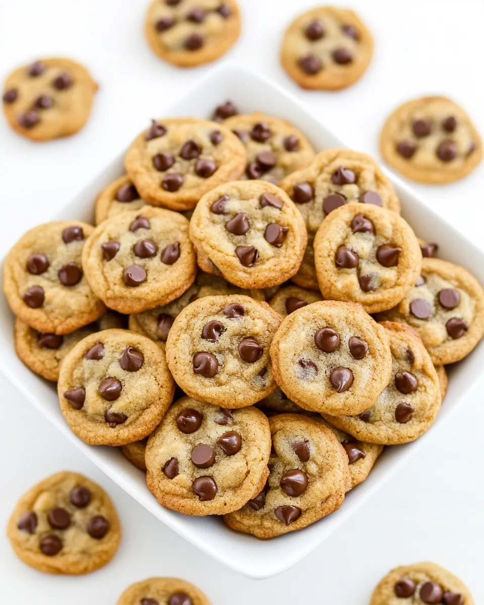 Classic Bite-Sized Brown Butter Chocolate Chip Cookies recipe image