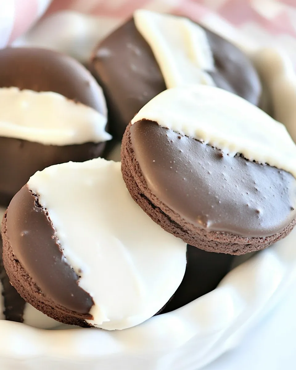 Homemade Black and White Cookies Recipe photo