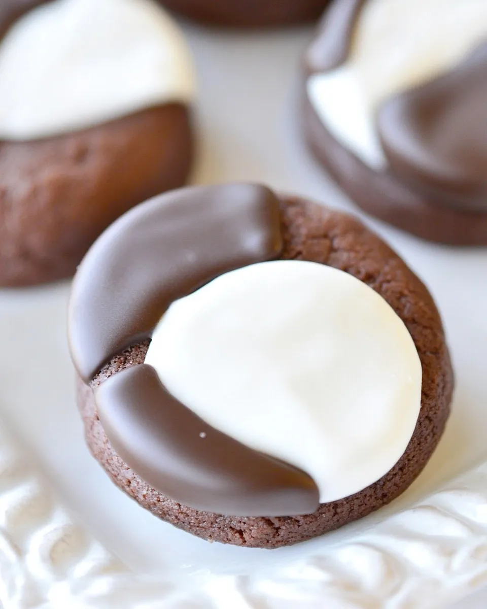 Classic Black and White Cookies Recipe image