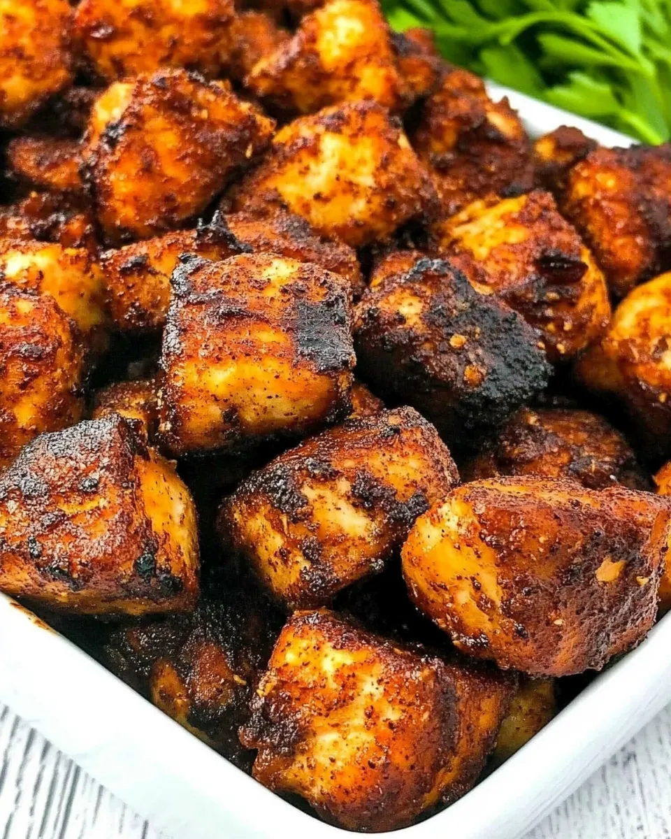 Classic Blackened Chicken Bites image