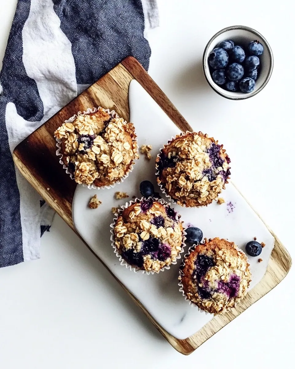 Delicious Blueberry Muffins shot