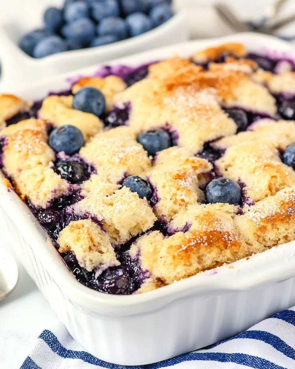 Easy Blueberry Pancake Casserole recipe photo
