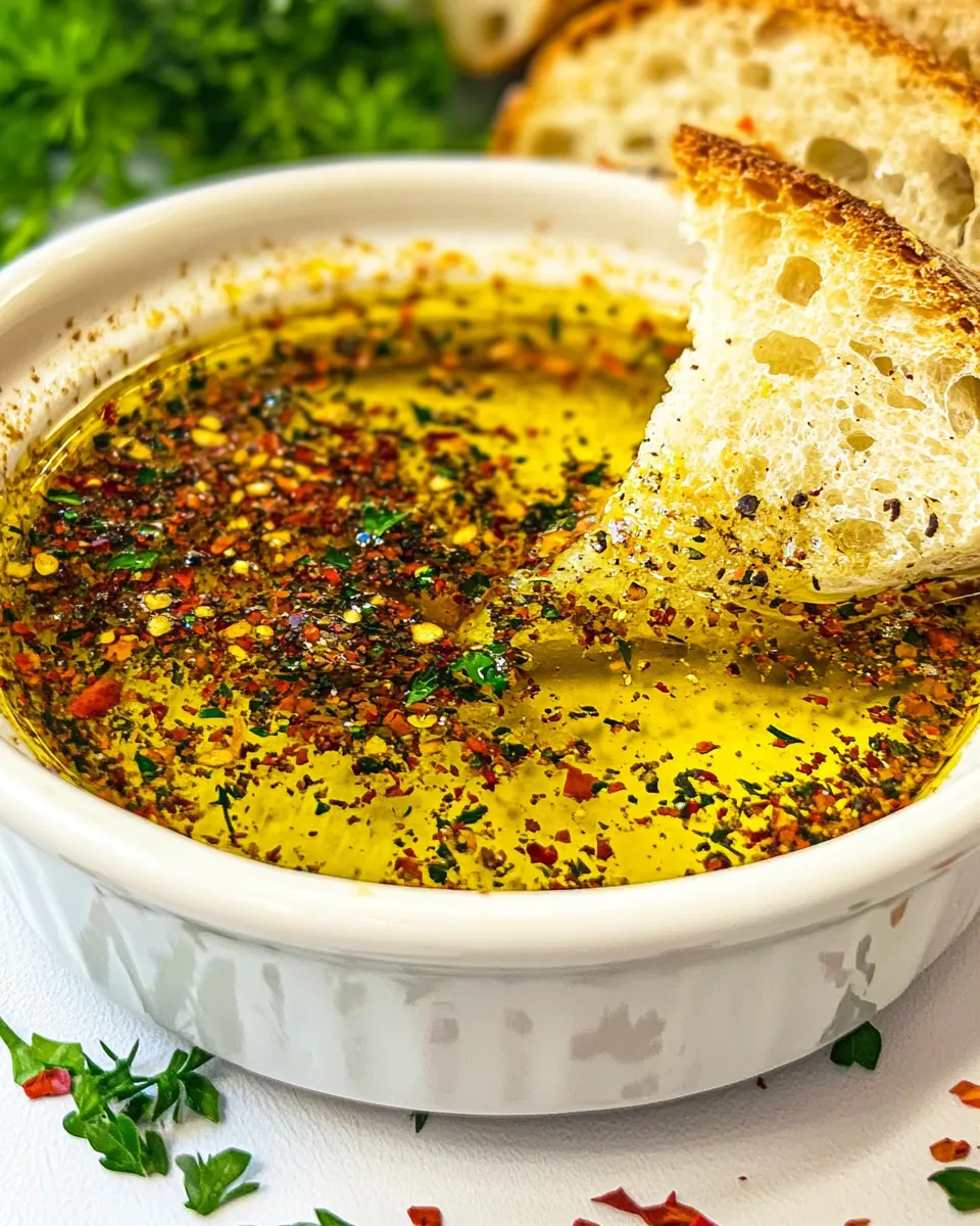 Homemade Bread Dipping Oil photo