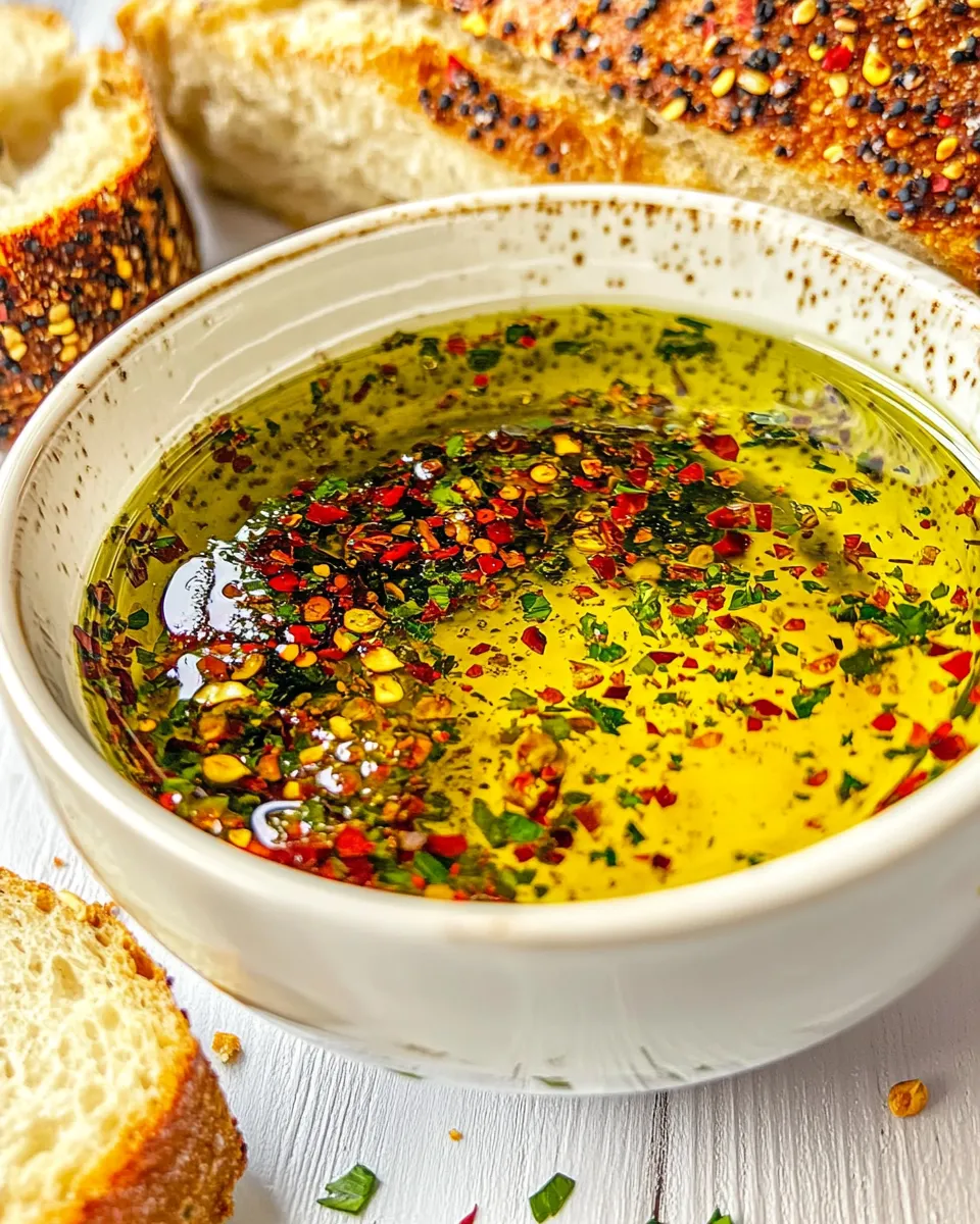 Easy Bread Dipping Oil recipe photo