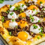 Homemade Breakfast Crescent Pizza photo