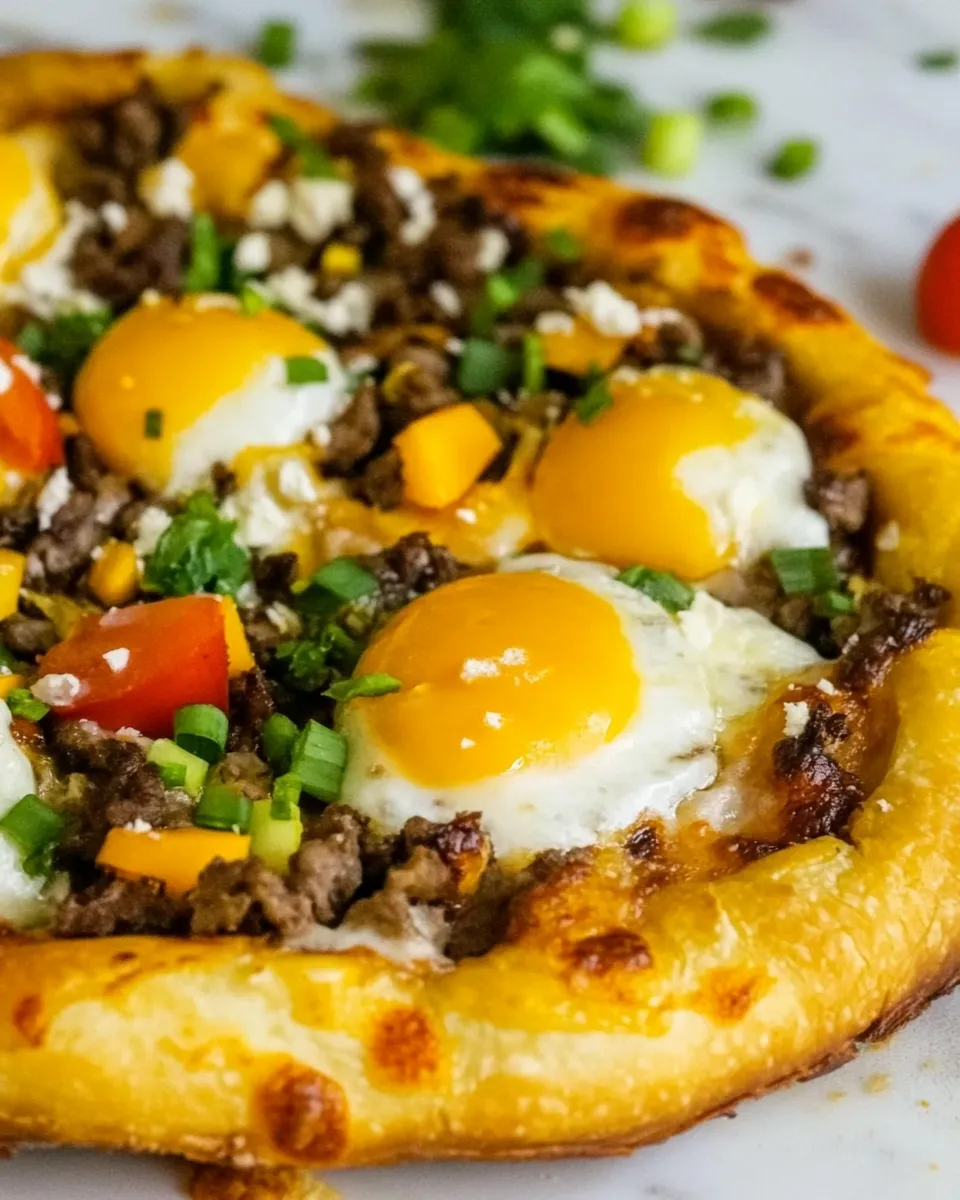 Classic Breakfast Crescent Pizza image