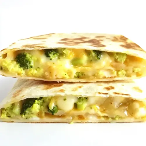 Homemade Breakfast Quesadilla Recipe- Broccoli Cheese! photo