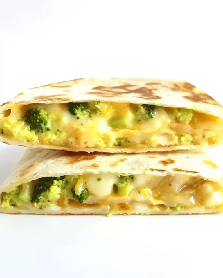Homemade Breakfast Quesadilla Recipe- Broccoli Cheese! photo