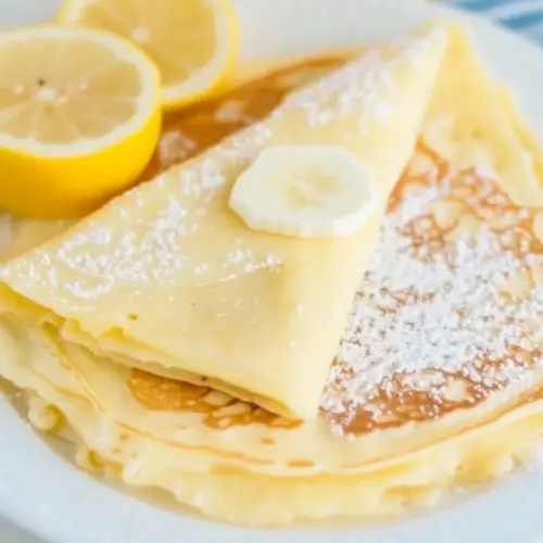 Homemade British Pancakes photo