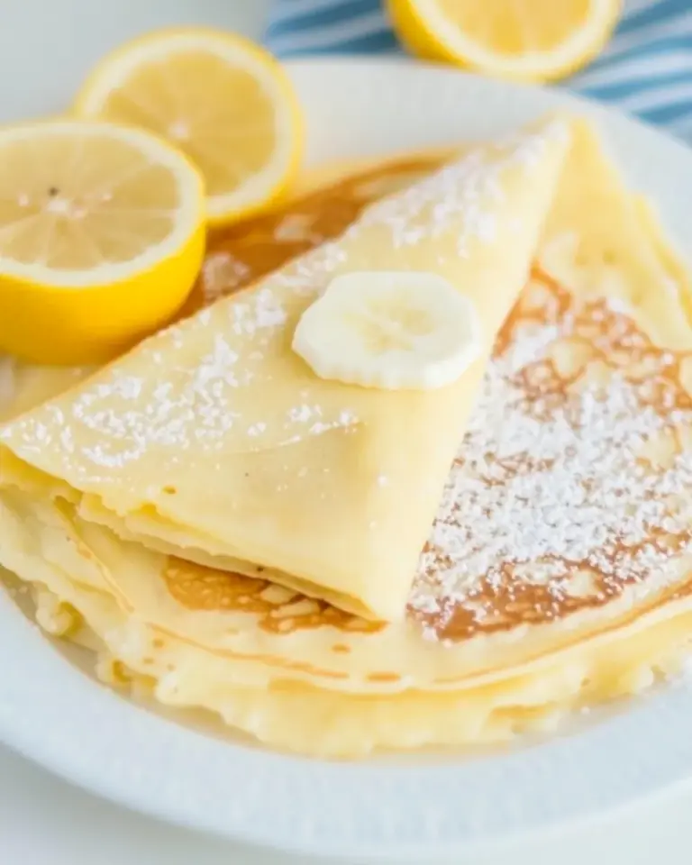 Homemade British Pancakes photo