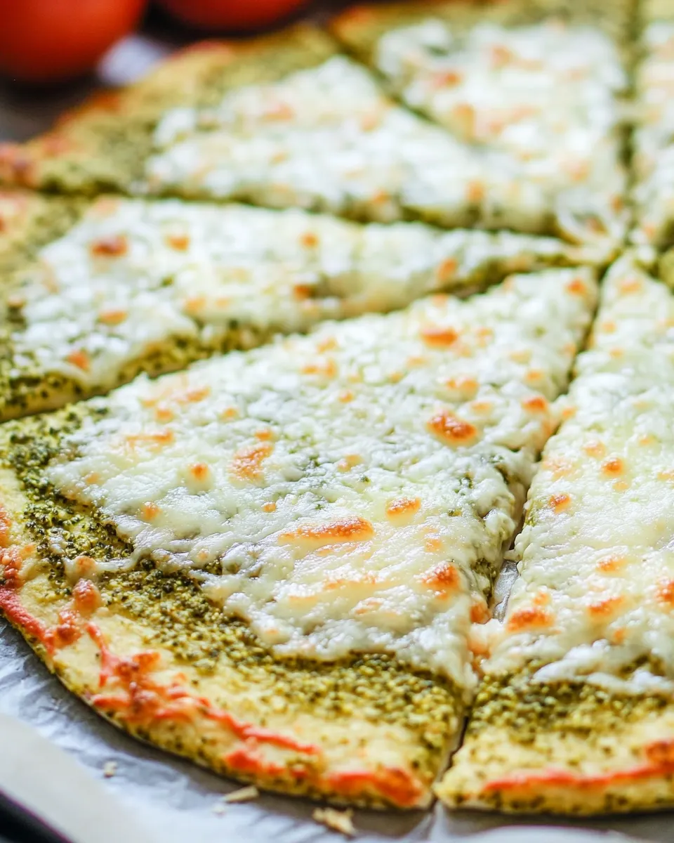 Quick Broccoli Crust Pizza shot