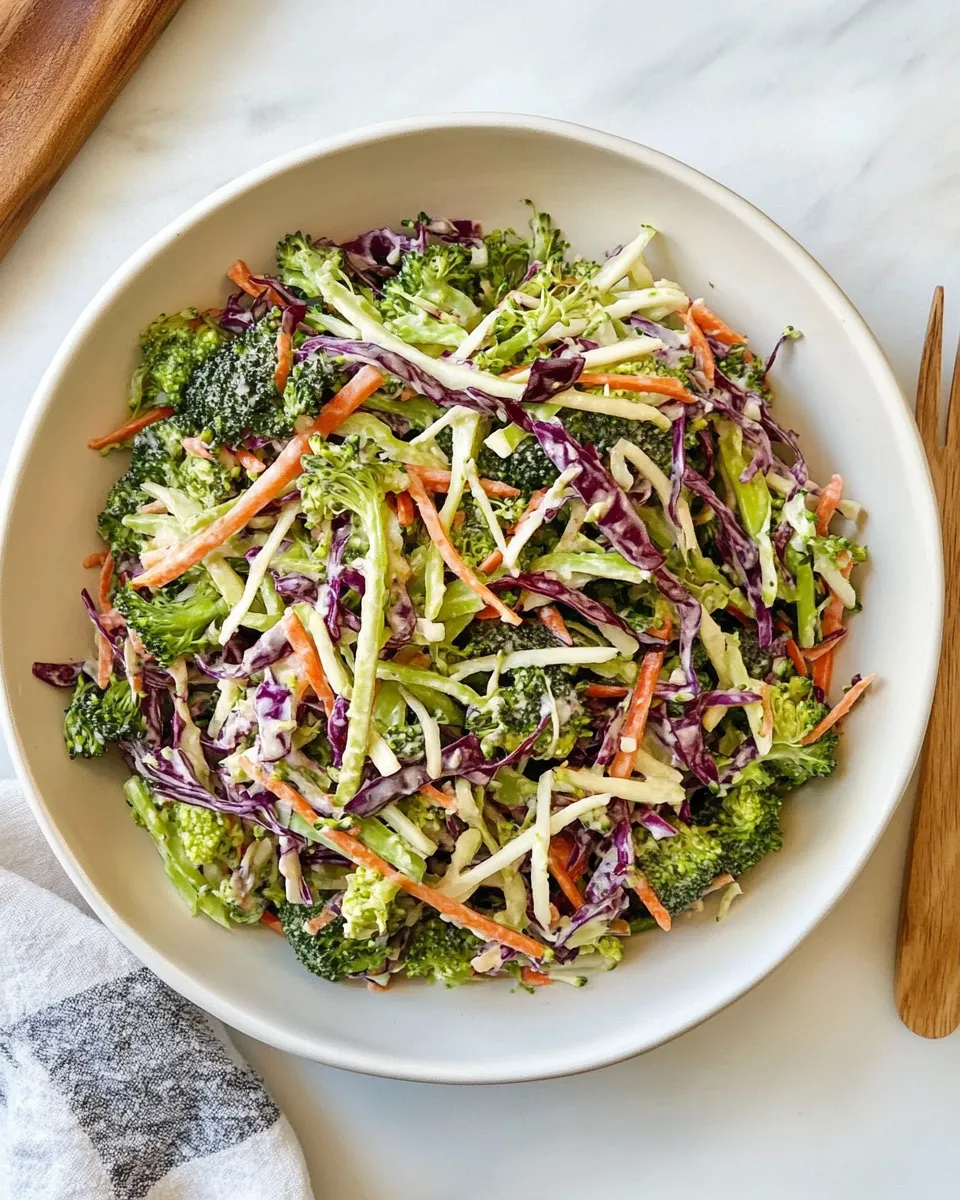 Delicious Broccoli Slaw shot