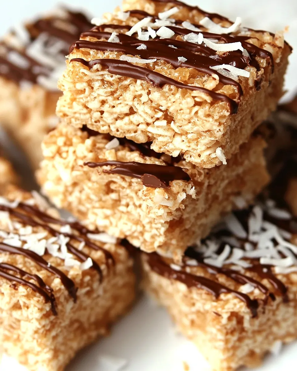 Delicious Brown Butter And Toasted Coconut Krispy Treats image