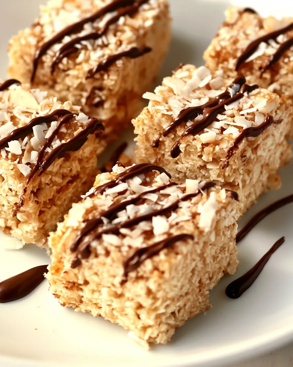 Easy Brown Butter And Toasted Coconut Krispy Treats shot