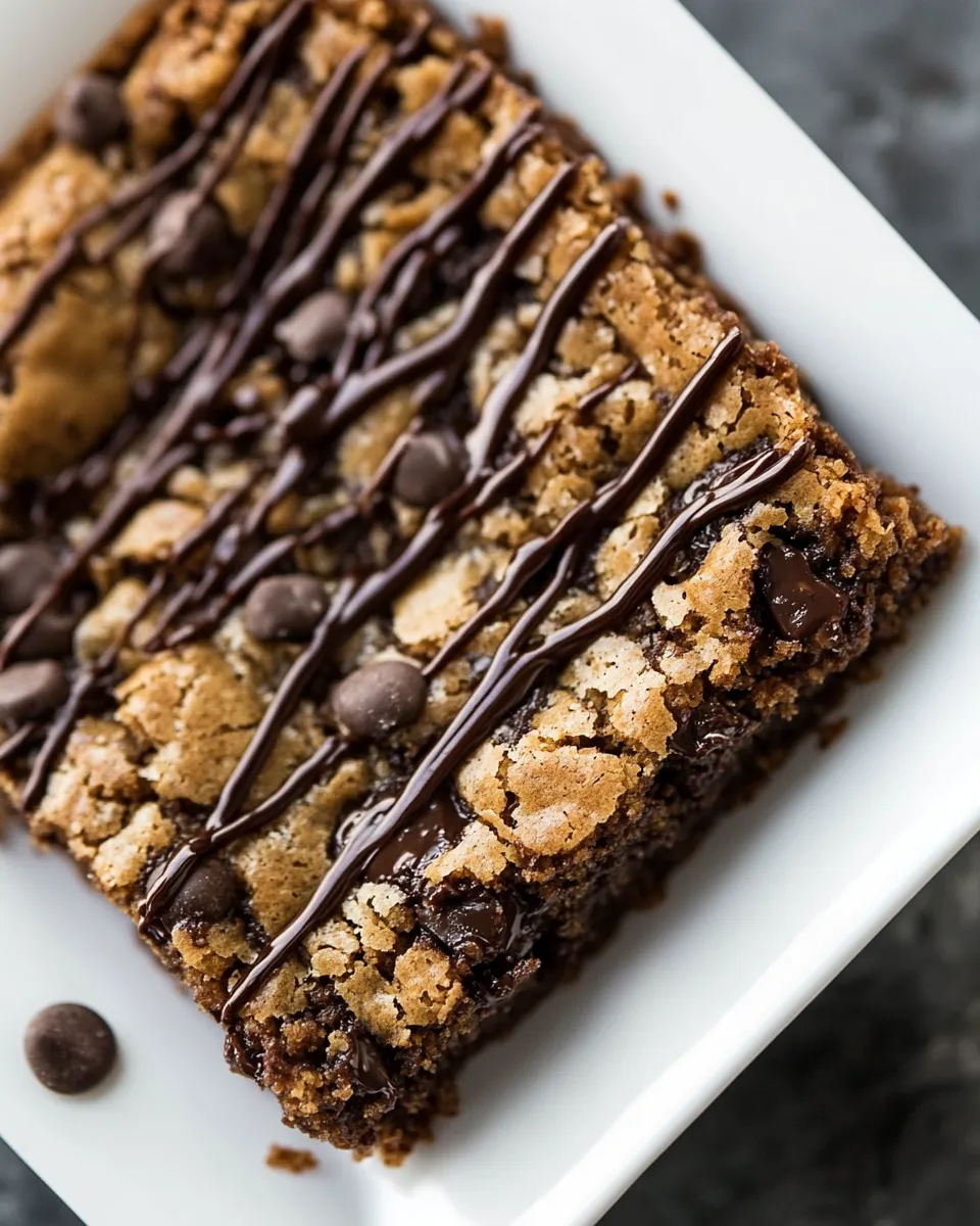 Easy Brown Butter Espresso Toffee Blondies photo