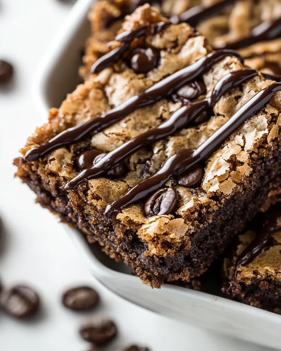 Delicious Brown Butter Espresso Toffee Blondies image