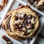 Savory Browned Butter Pecan Chocolate Chip Cookies. shot