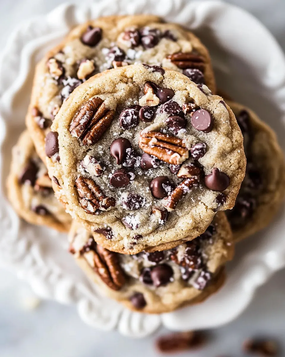 Quick Browned Butter Pecan Chocolate Chip Cookies. recipe photo