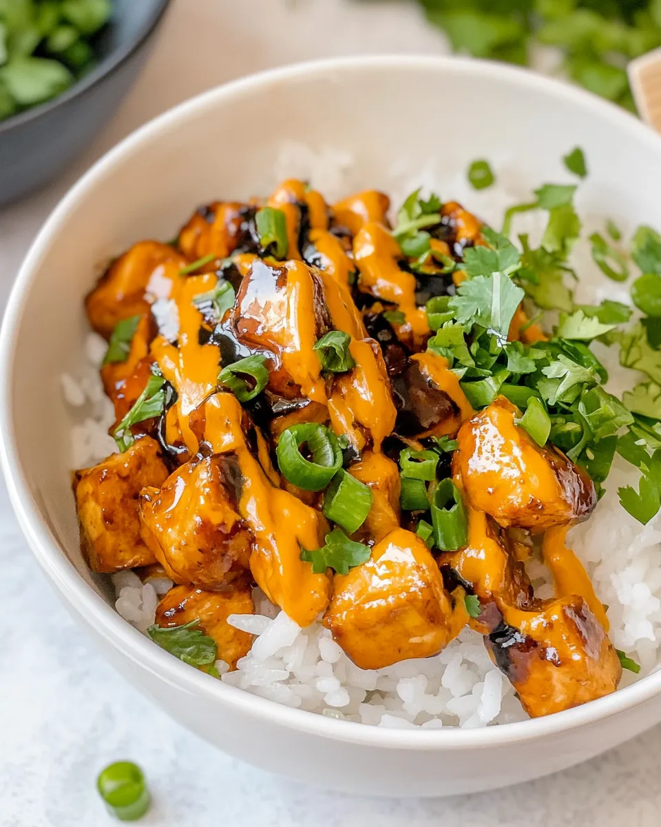 Tasty Buffalo Chicken Rice Bowls shot