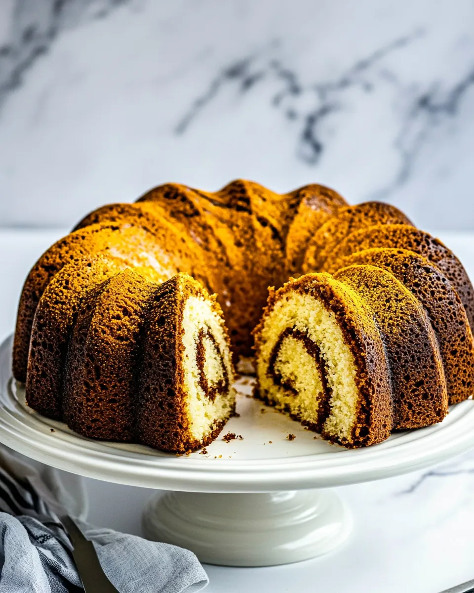 Delicious Bundt Coffee Cake shot