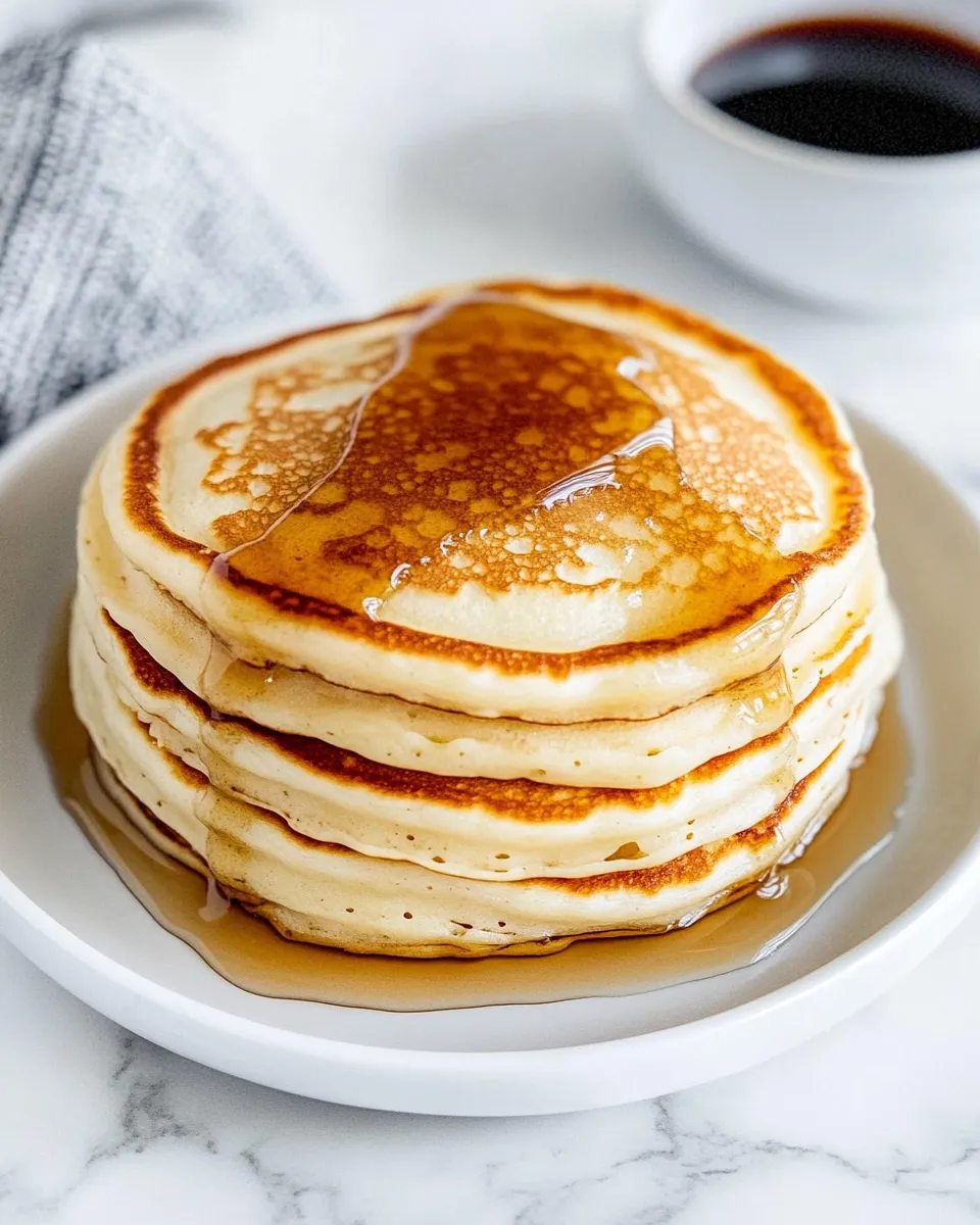 Delicious Buttermilk Pancakes shot