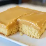 Homemade Buttermilk Sheet Cake with Caramel Icing photo