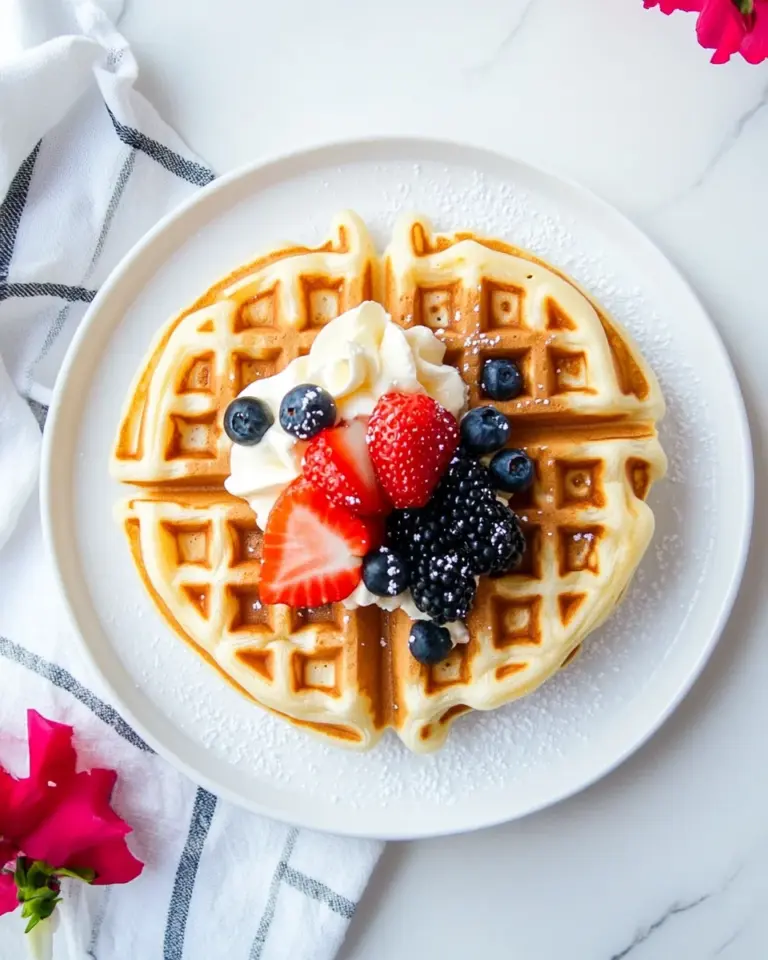 Homemade Buttermilk Waffles photo