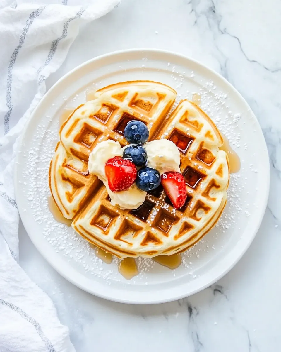 Easy Buttermilk Waffles recipe photo