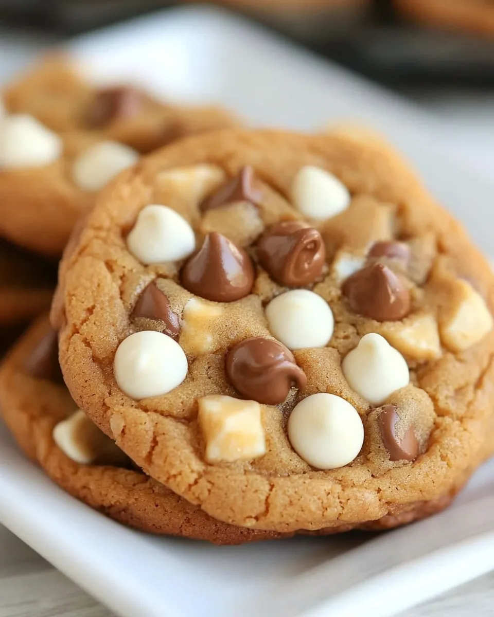Easy Butterscotch Pudding Triple Chip Cookies recipe photo