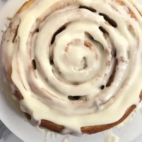 Homemade CINNAMON ROLL CAKE FROM SCRATCH photo